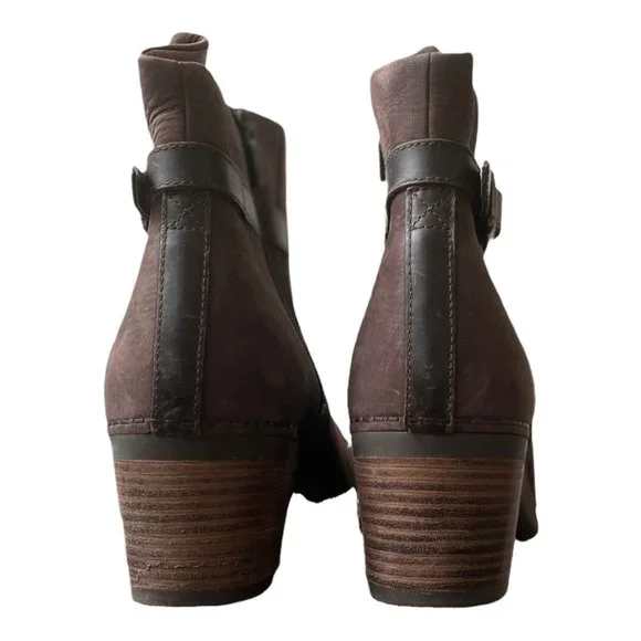 Dansko New Women’'s Hartley Boot Chocolate Nubuck Leather size 38 - Picture 9 of 11